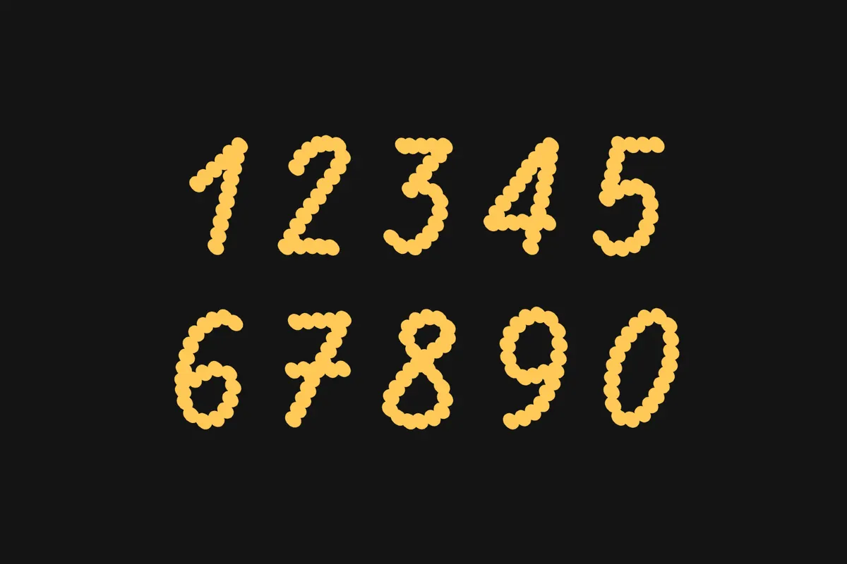 Azabache - Decorative Dot Font