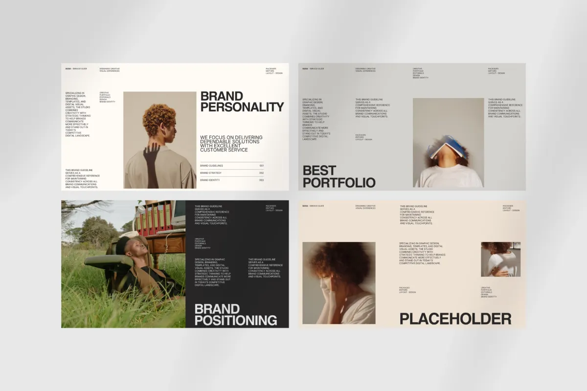 Soba - Brand Strategy Presentation Template Pack