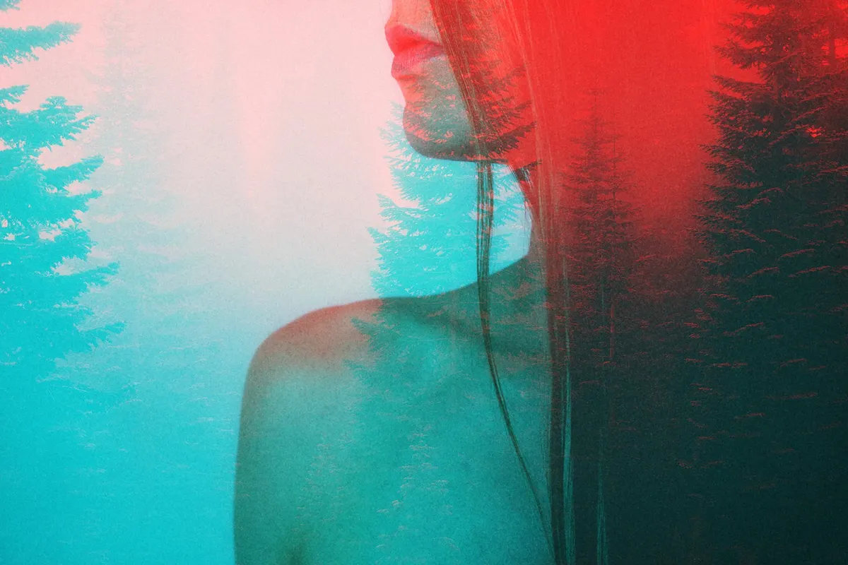 Double Color Exposure Effect