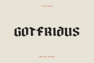 Gotfridus - Medieval Gothic Font
