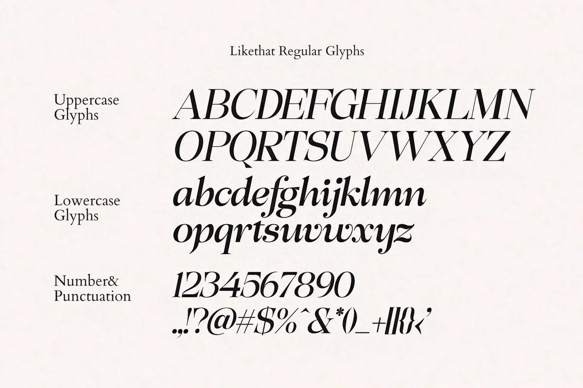 Likethat Font