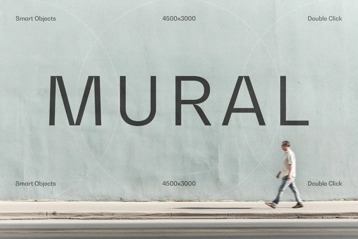 Large Wall Mockup