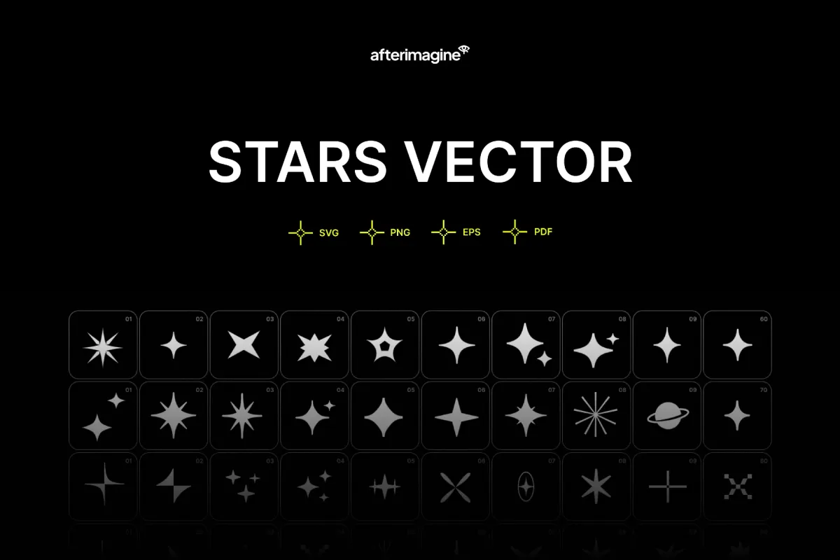 Stars Vector Icons Pack