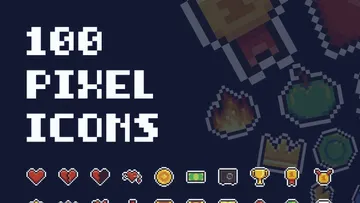 Mario Pixel Icons Collection