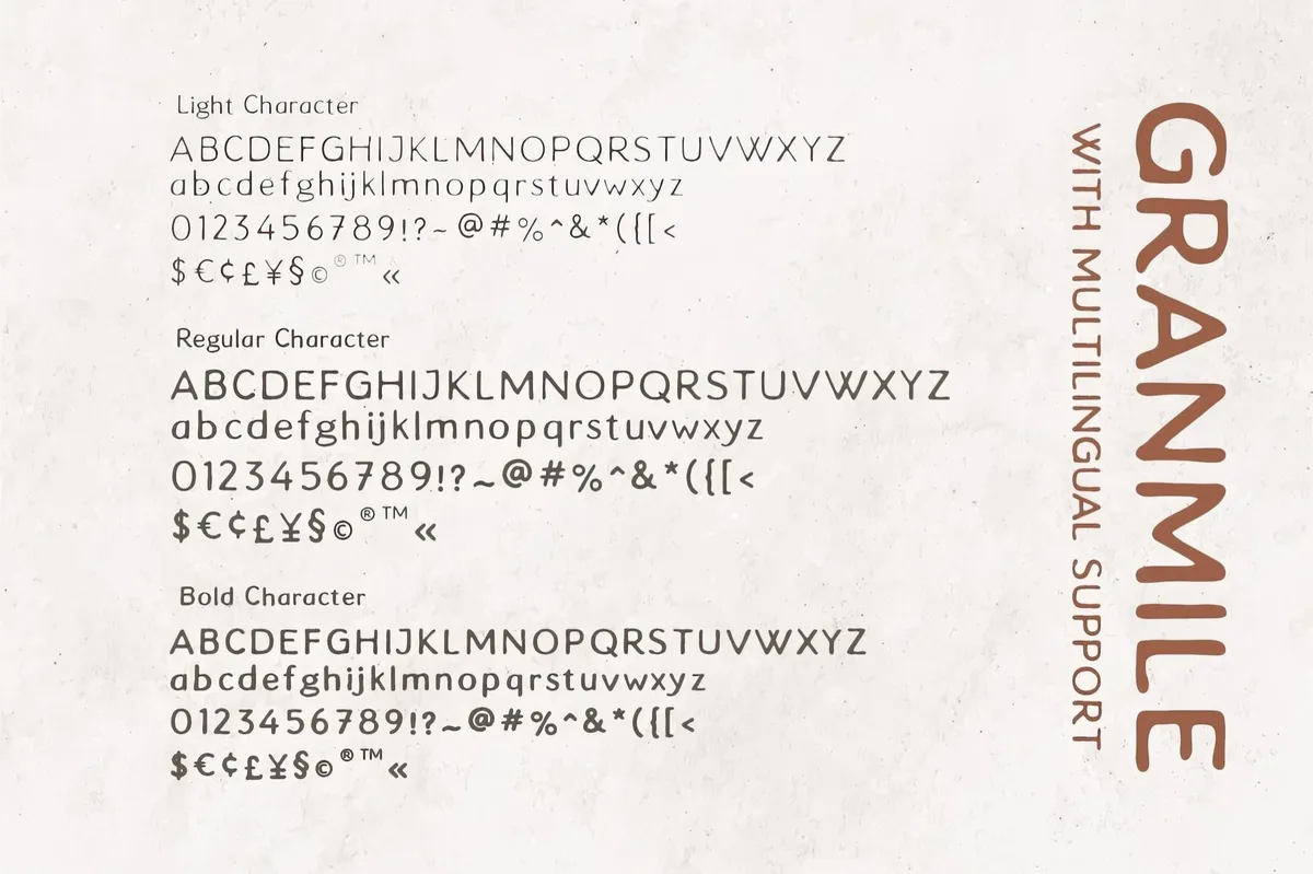 Granmile – Authentic Handwritten Typeface