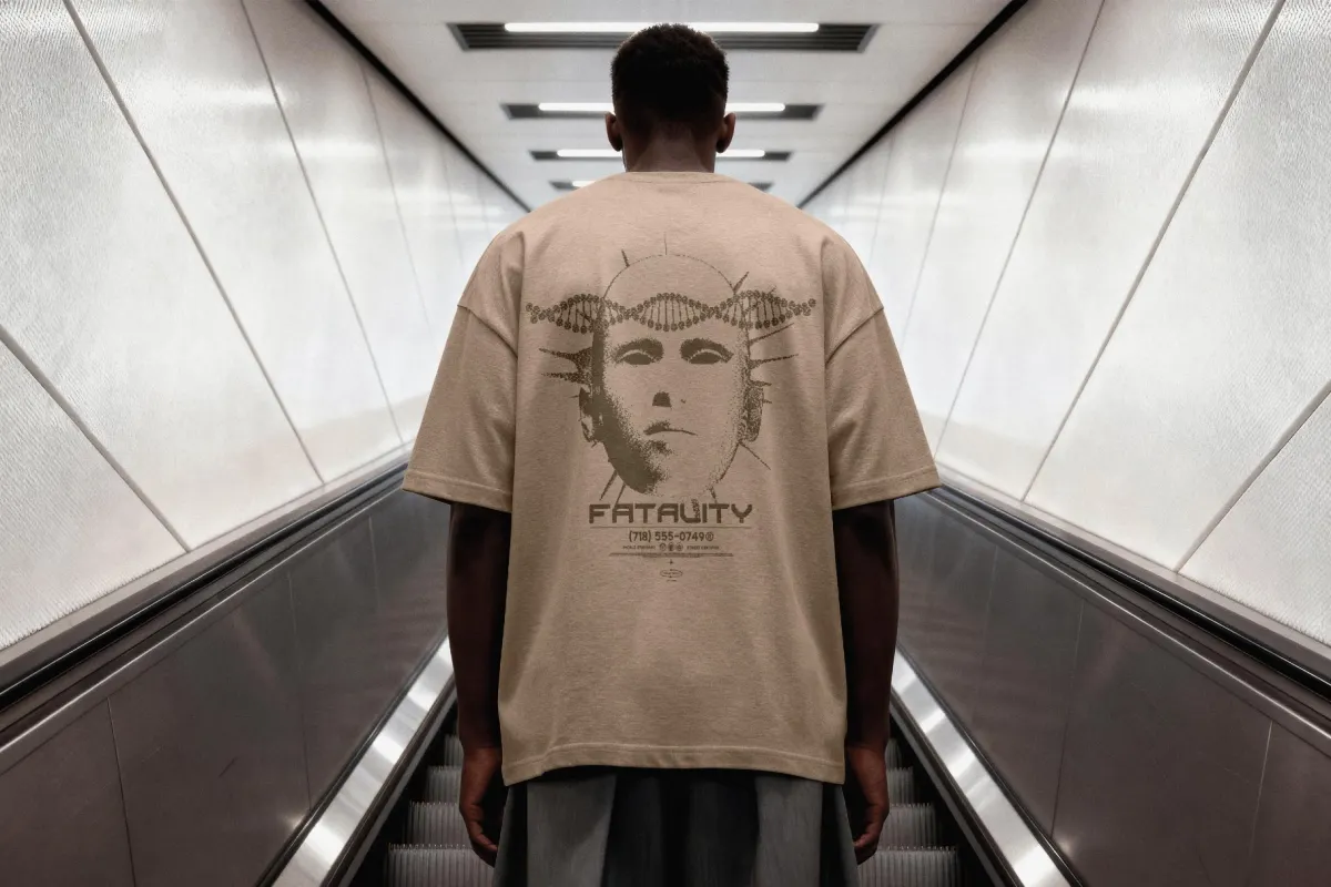 Back-Viewed T-shirt Mockup