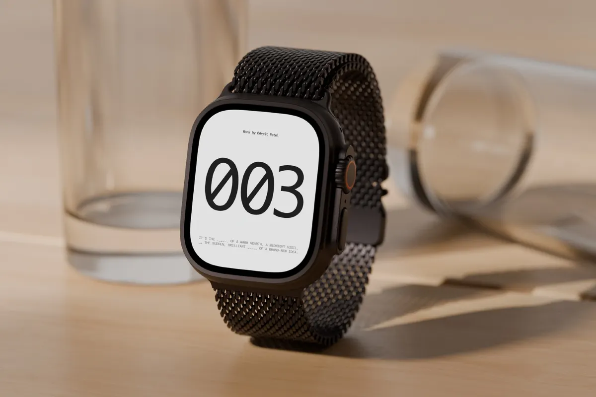 Apple Watch Ultra 2 Mockup
