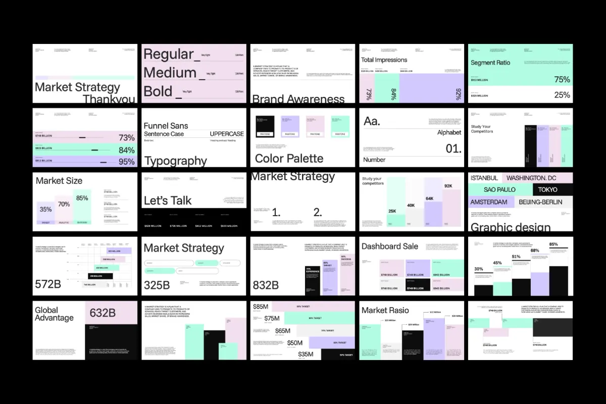 G-slides Market Strategy Business Template