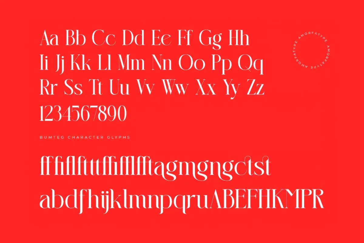 Bumteg - Modern Serif Display Font
