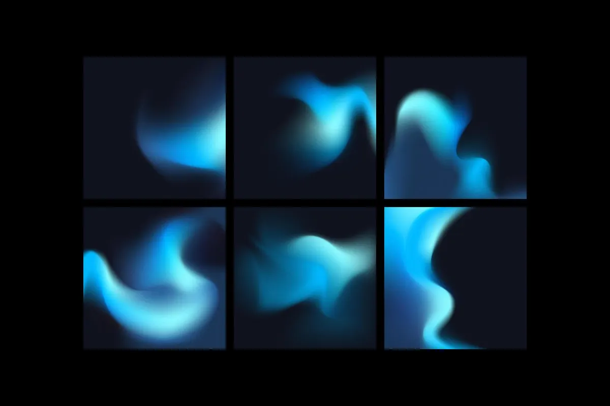 Grain Gradient Texture Shapes