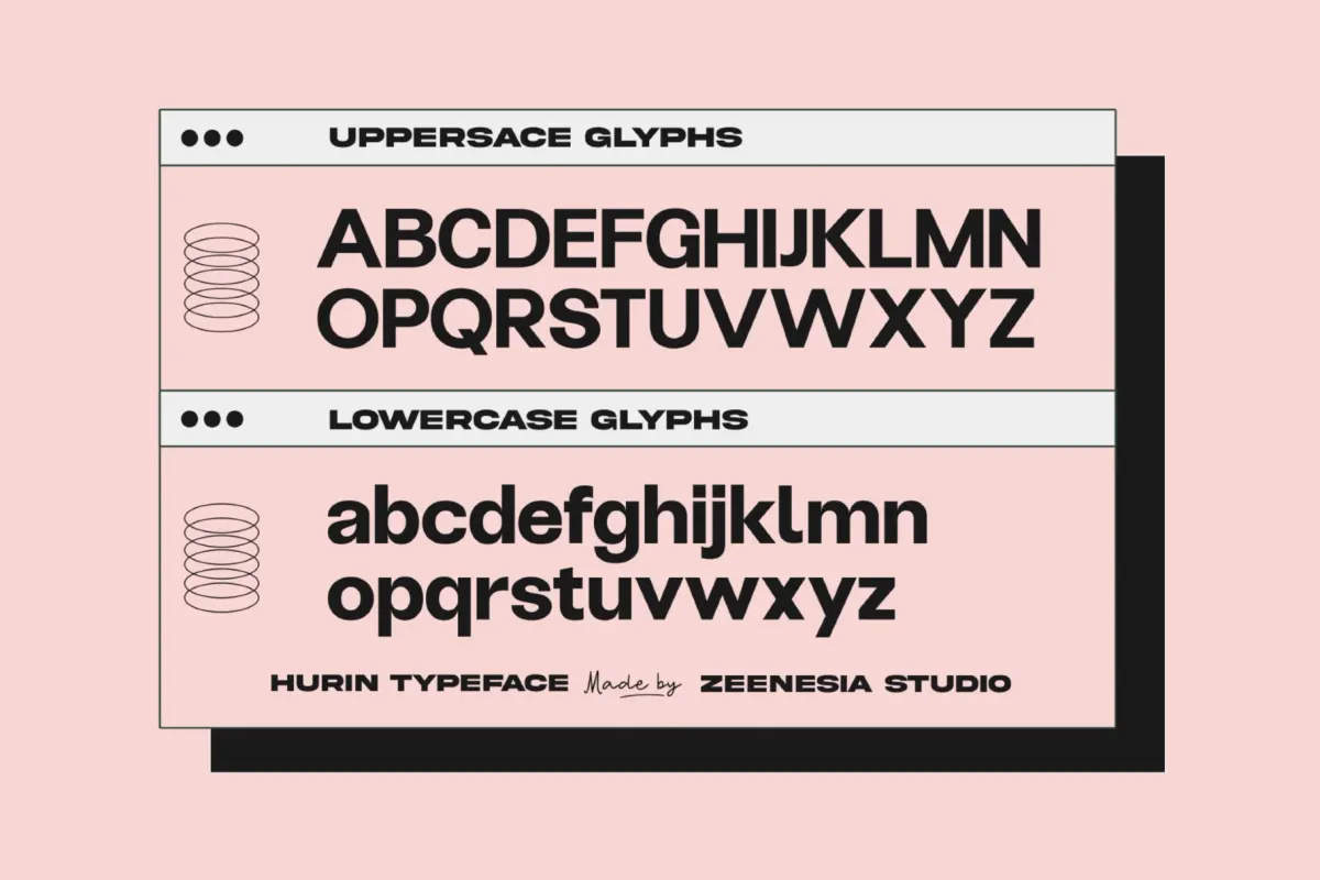 Hurin — Geometric Sans Serif Logo Font