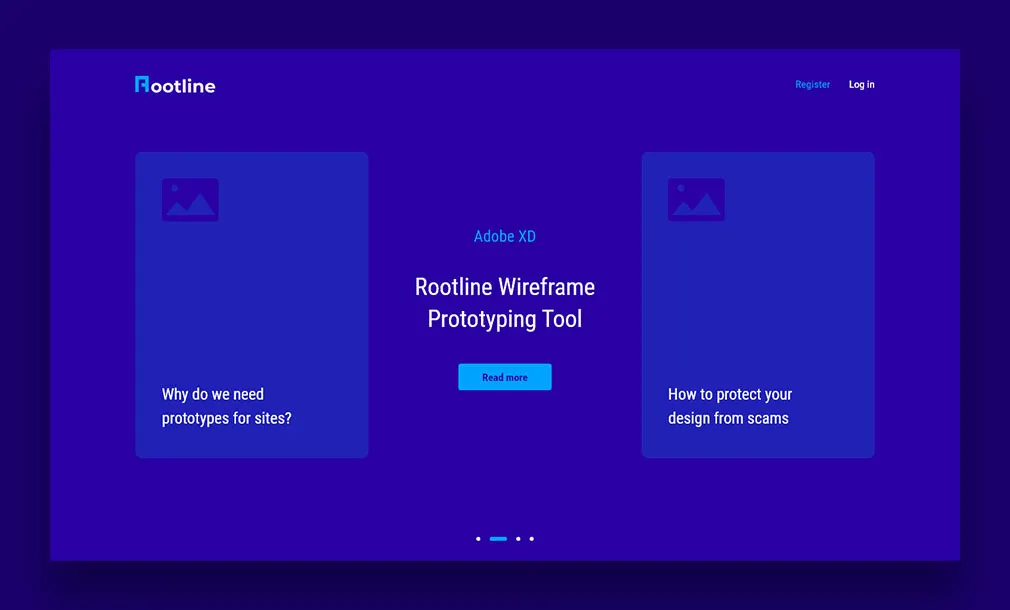 Rootline Wireframe UI Kit