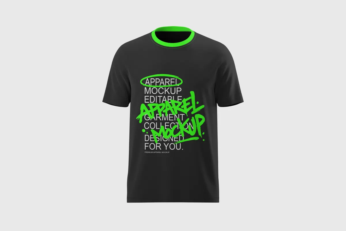 Regular T-Shirt Mockups 3D
