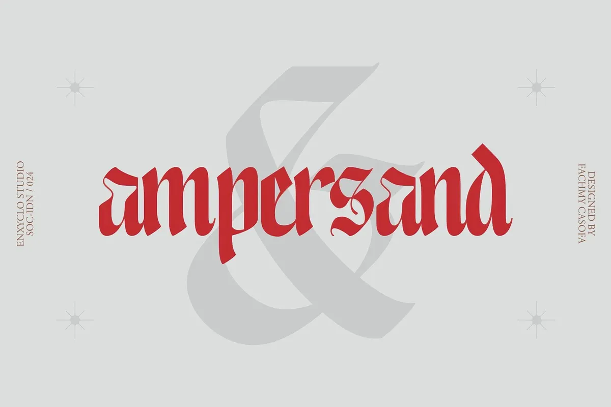 NCL Enigmatic Waesbendiy — Blackletter Font