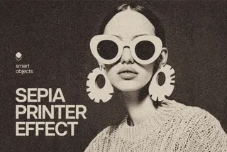 Sepia Printer Photo Effect