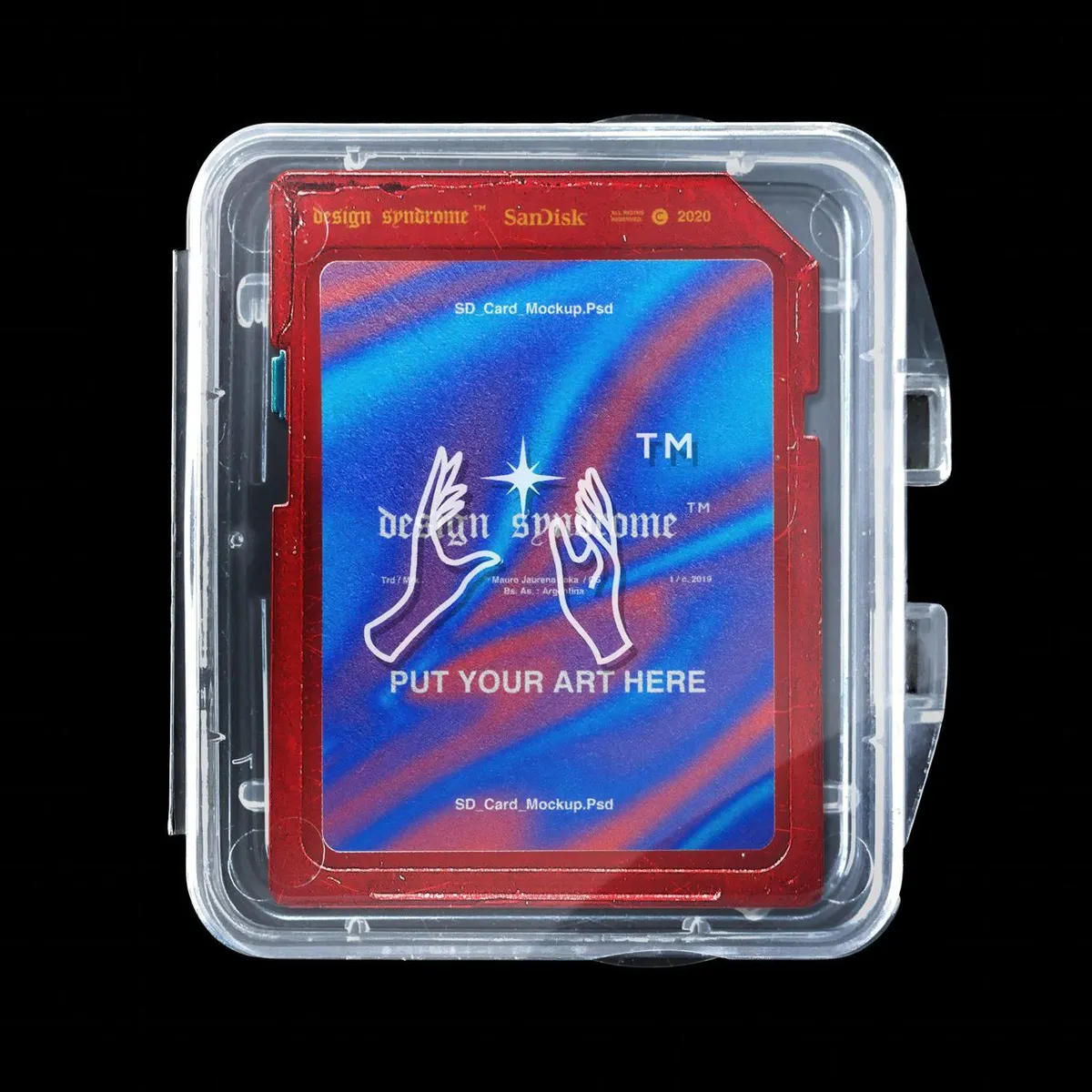 SD Card Mockup
