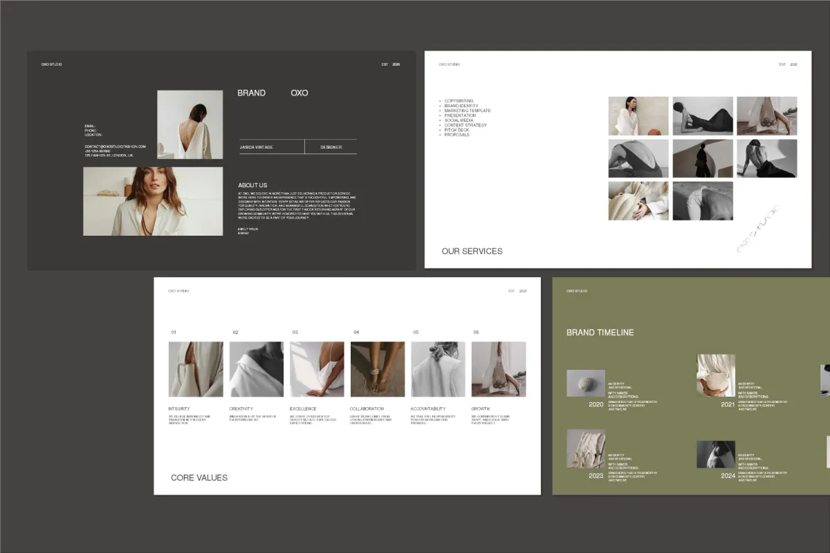 OXO | Service Guide Template