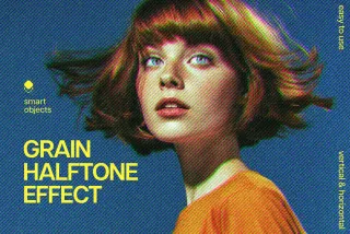 Retro Magazine Halftone Effect