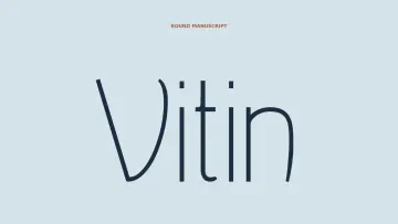 Vitin - Free Art Nouveau Font