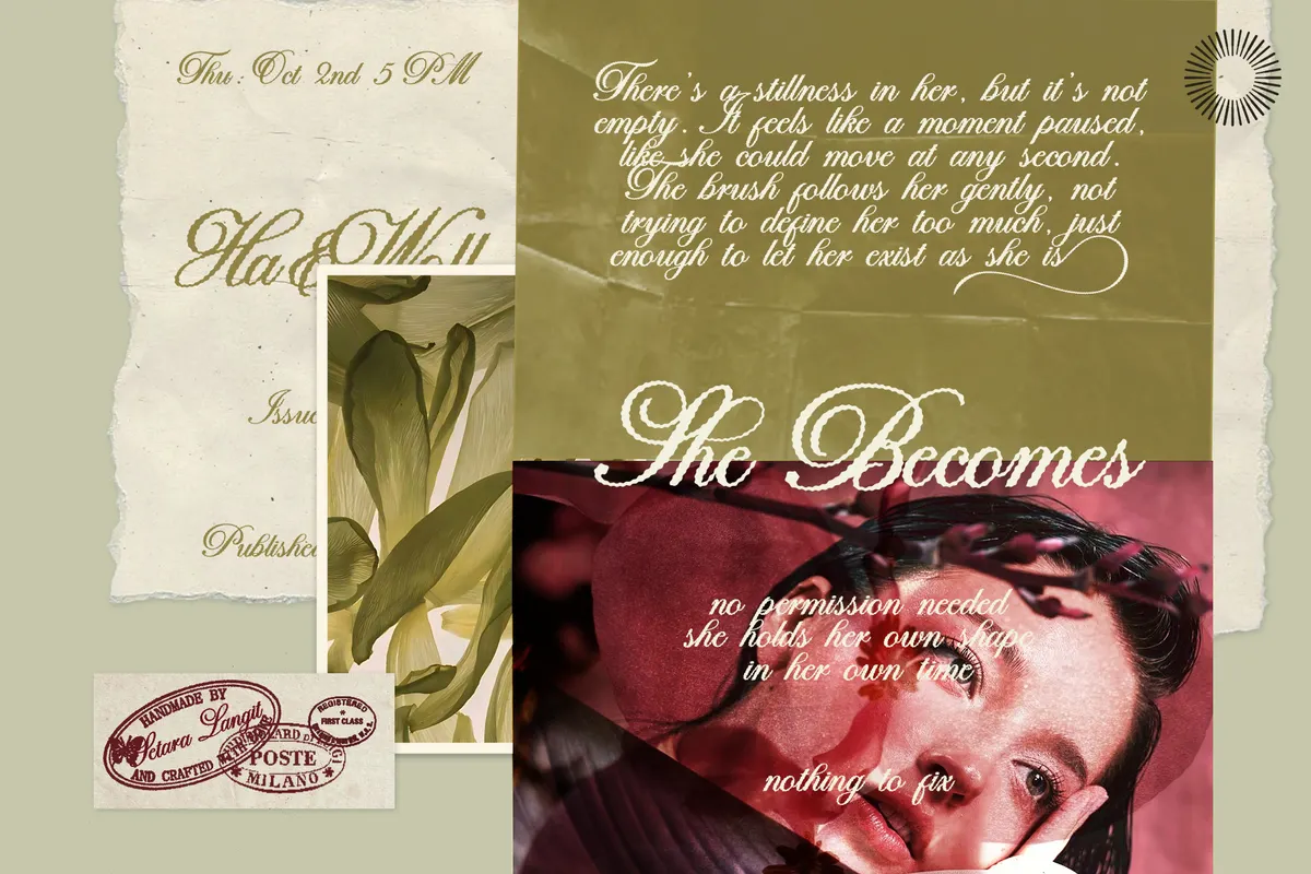 Buttery Puff - Endless Swash Script Font
