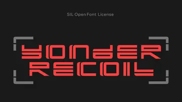 Yonder Recoil - Sci-Fi Font