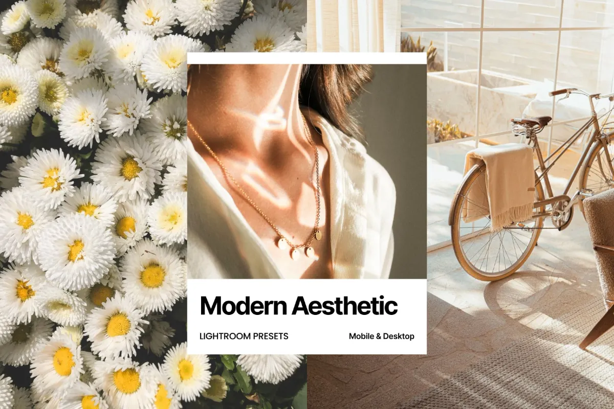 Bright Modern Aesthetic Lightroom Presets
