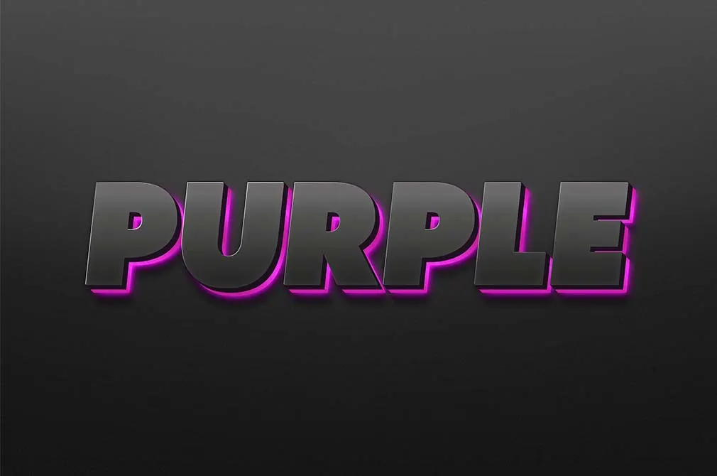 Neon Backlight Vector Text Effect