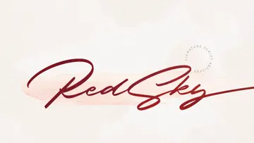 RedSky Signature Font
