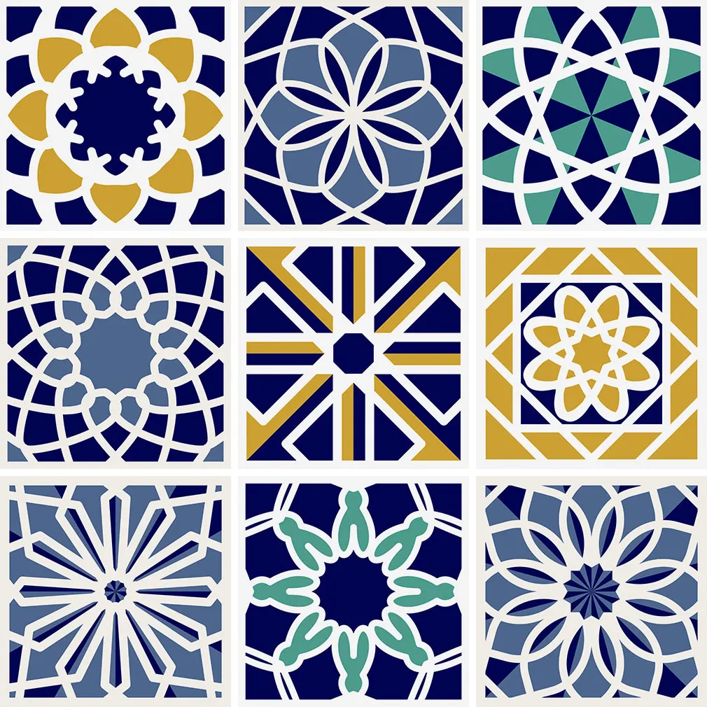 Mosaic Patterns Vector Set
