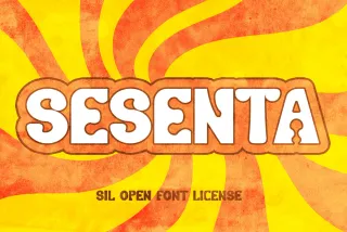 Sesenta - 60s Summer Font