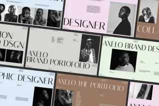 Minimalist Brand Portfolio Affinity Template