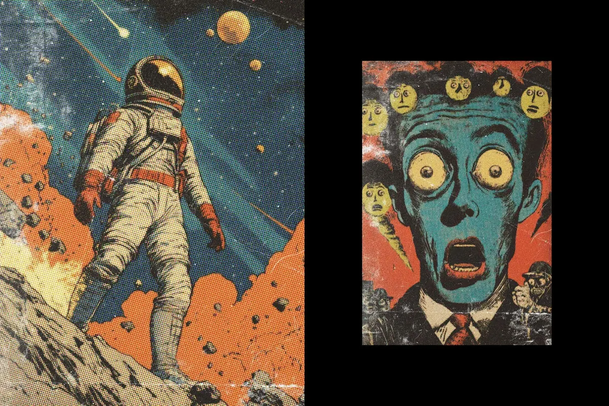 Retro Comic Photo Effect