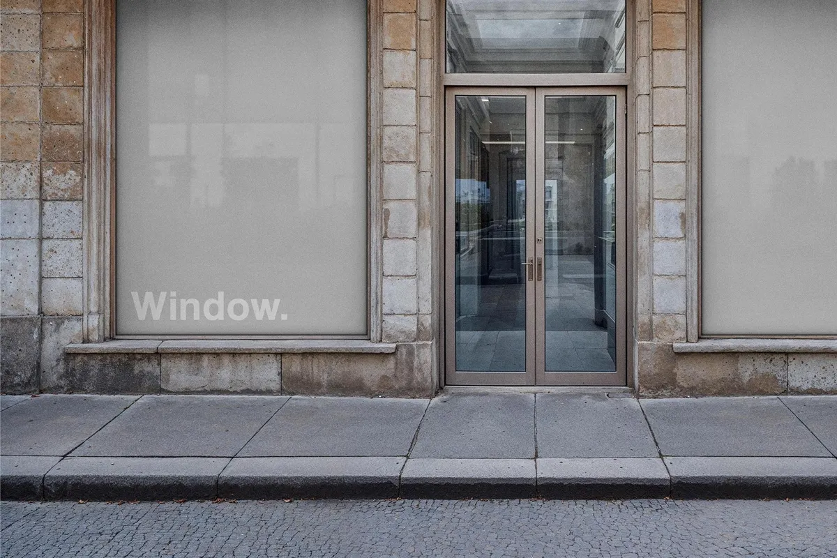 Stone Facade Storefront Mockup