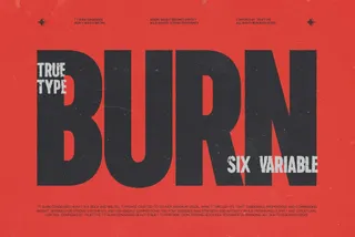 TRT Burn - Condensed Sans Font