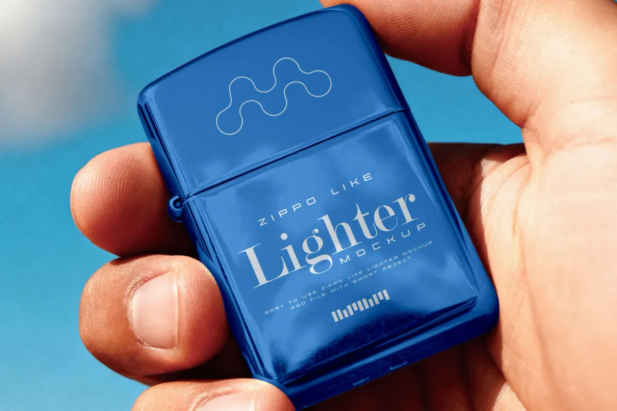 Petrol Lighter Mockup