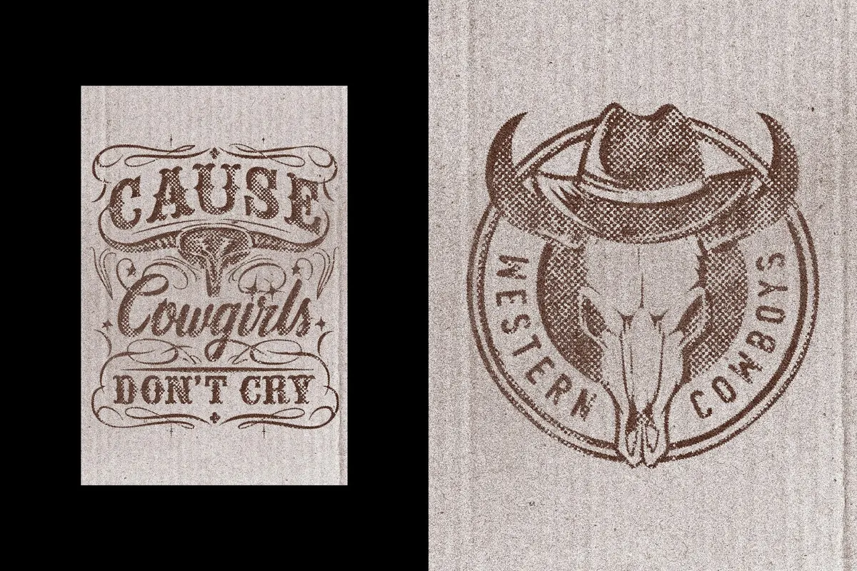 Wild Craft Print Effect