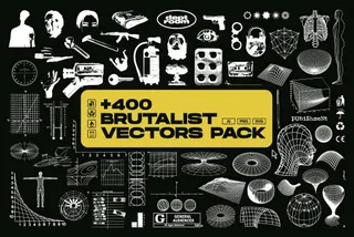 +400 Brutalist Vectors