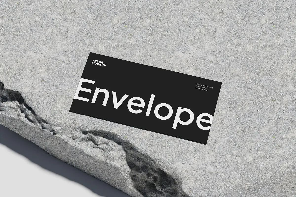 HASNIA Envelope Mockup