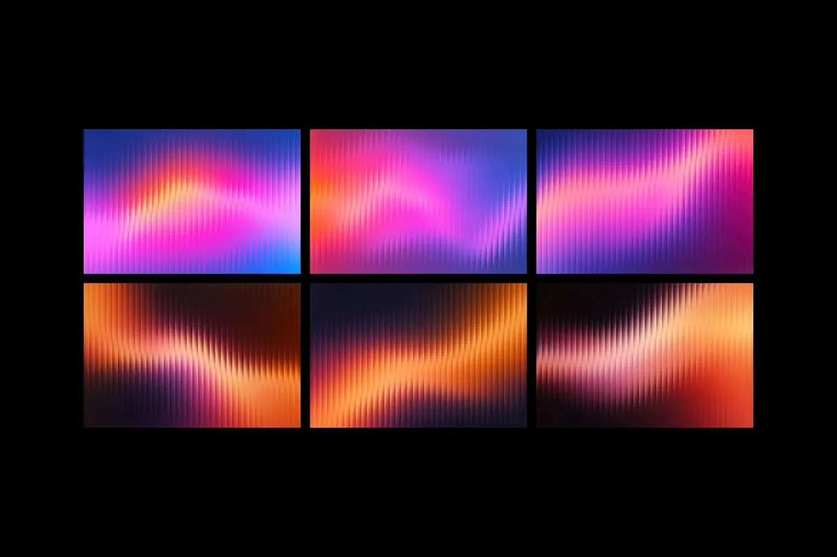 Fractal Glass Gradients Textures