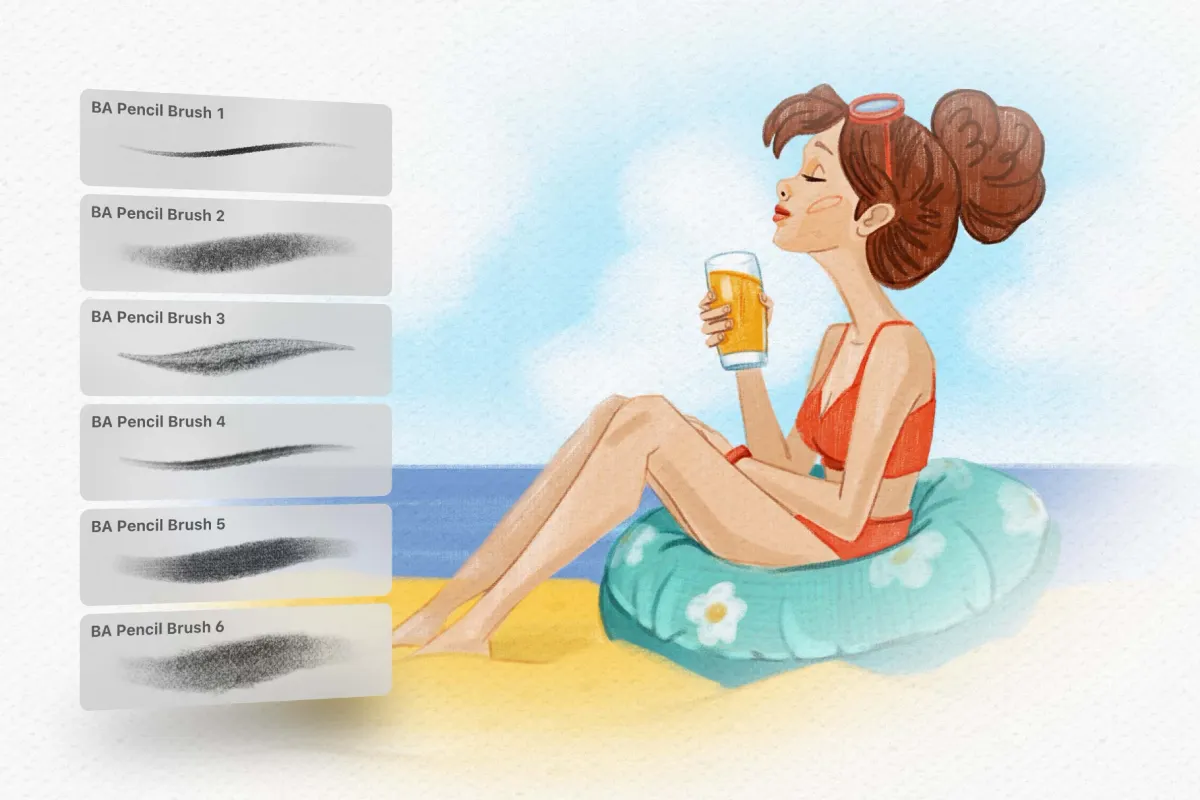 Pencil Party Clip Studio Brushes
