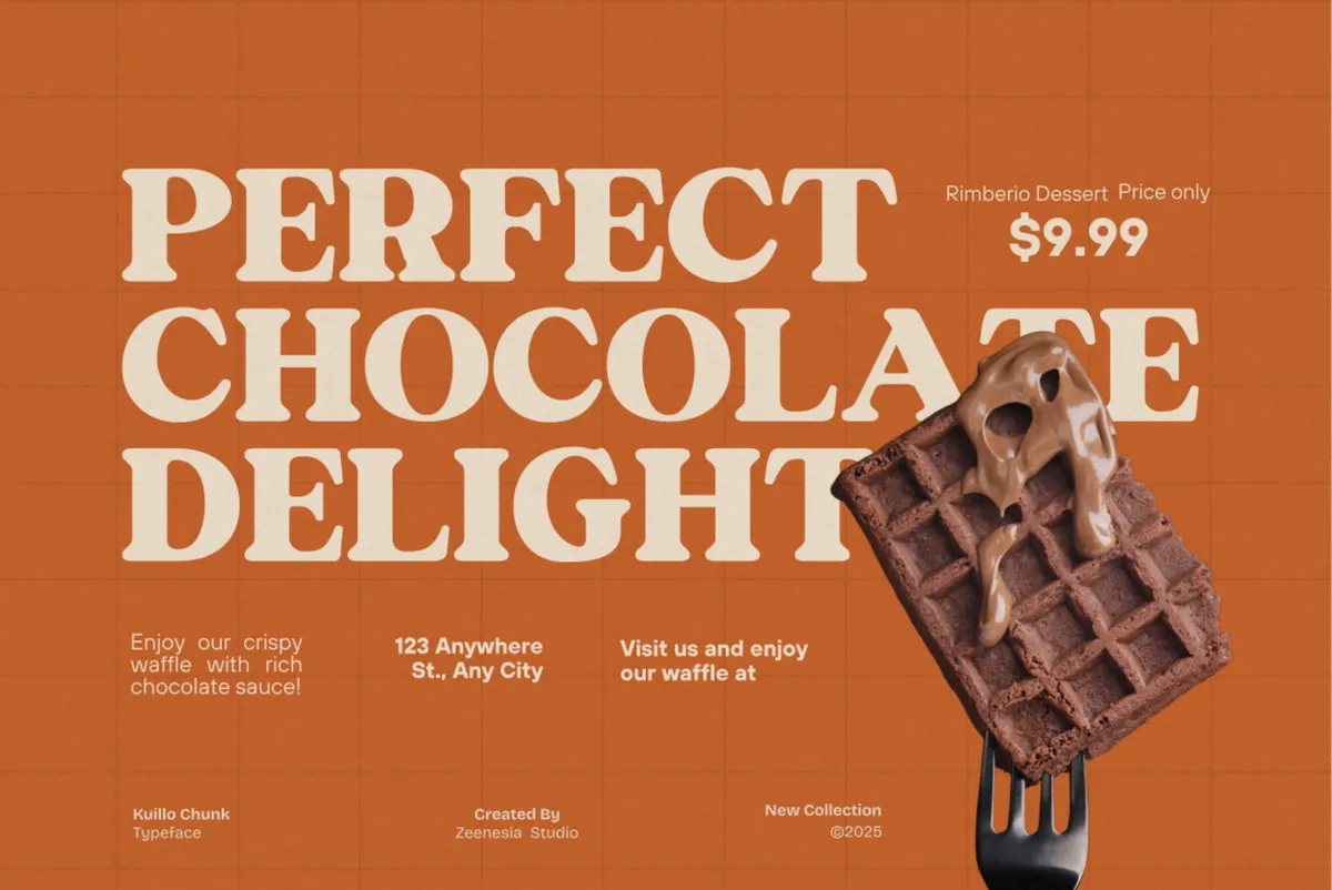 Kuillo Chunk - Decorative Serif Font