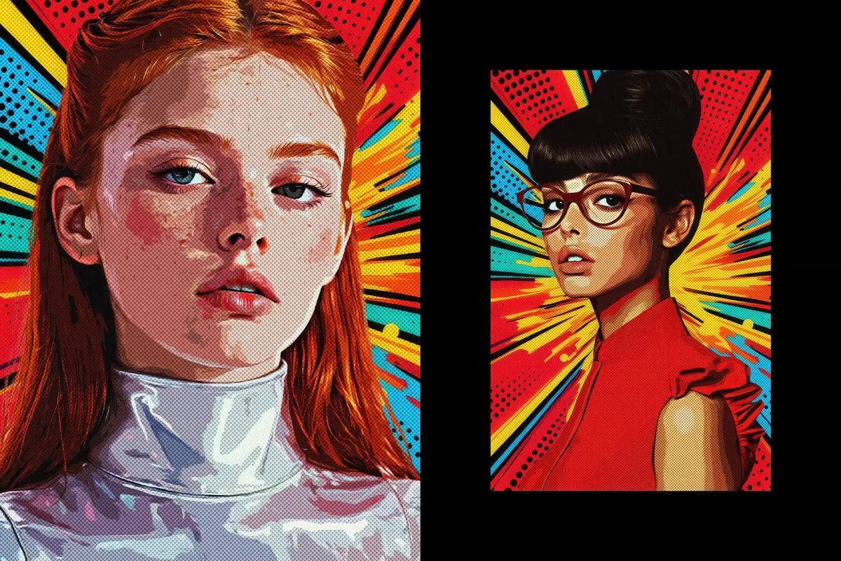 Colorful Pop-Art Photo Effect