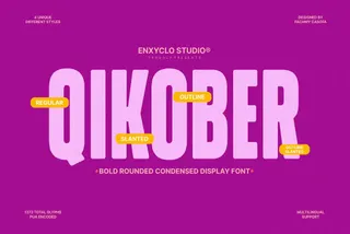 NCL QIKOBER — Condensed Font