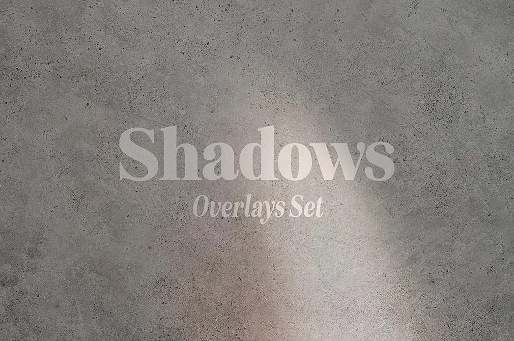 Floral Shadow Overlays