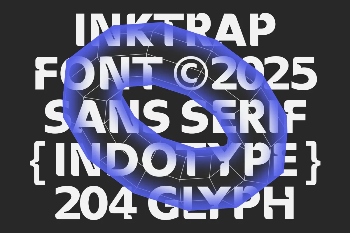 Inktura - Bold Ink Trap Sans Font