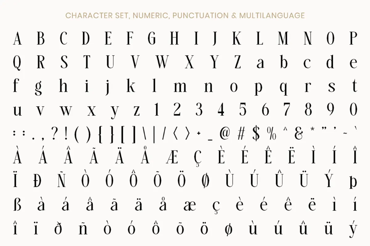Savera Editorial - Classic Serif Font