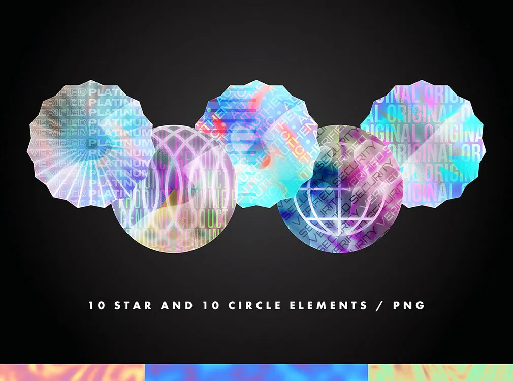 Holographic Stickers
