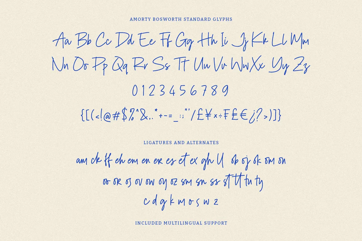 Amorty Bosworth — Signature Script Font | Pixelbuddha