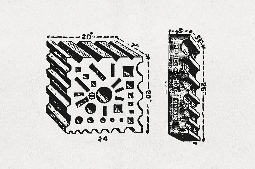 Industrial Vector Illustrations Set
