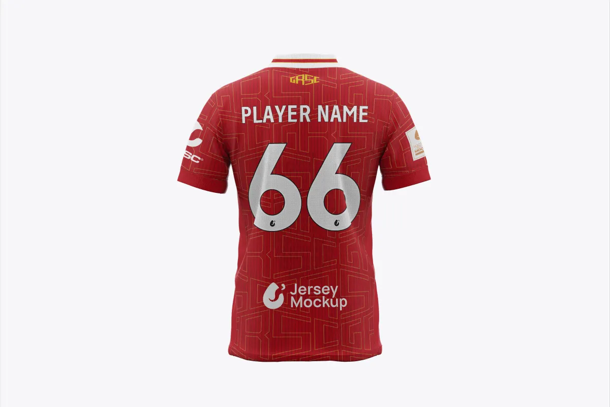 Back View Jersey Mockup